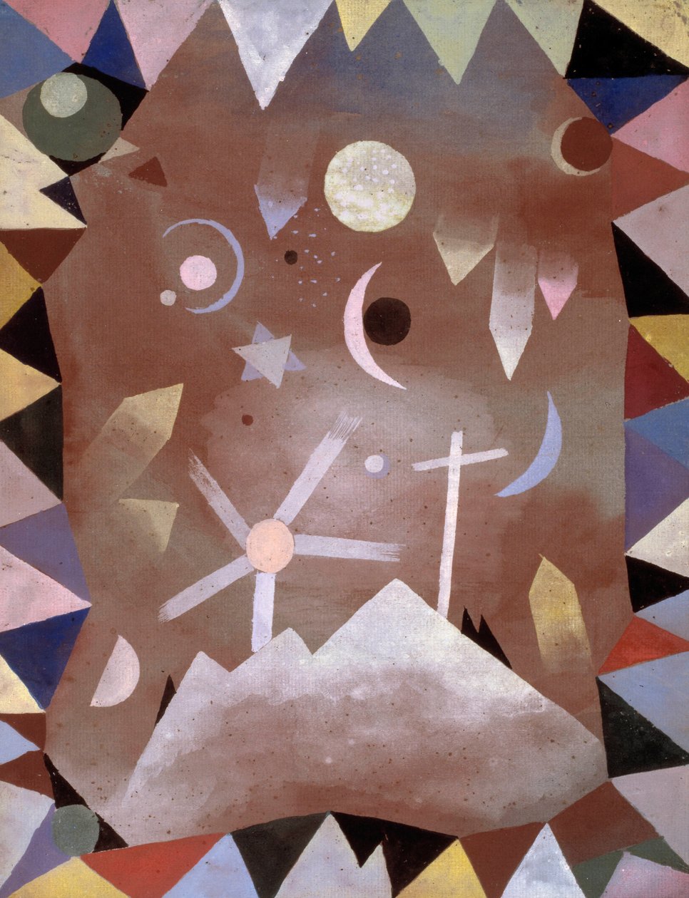 Above Mountain Summit, 1917 by Paul Klee