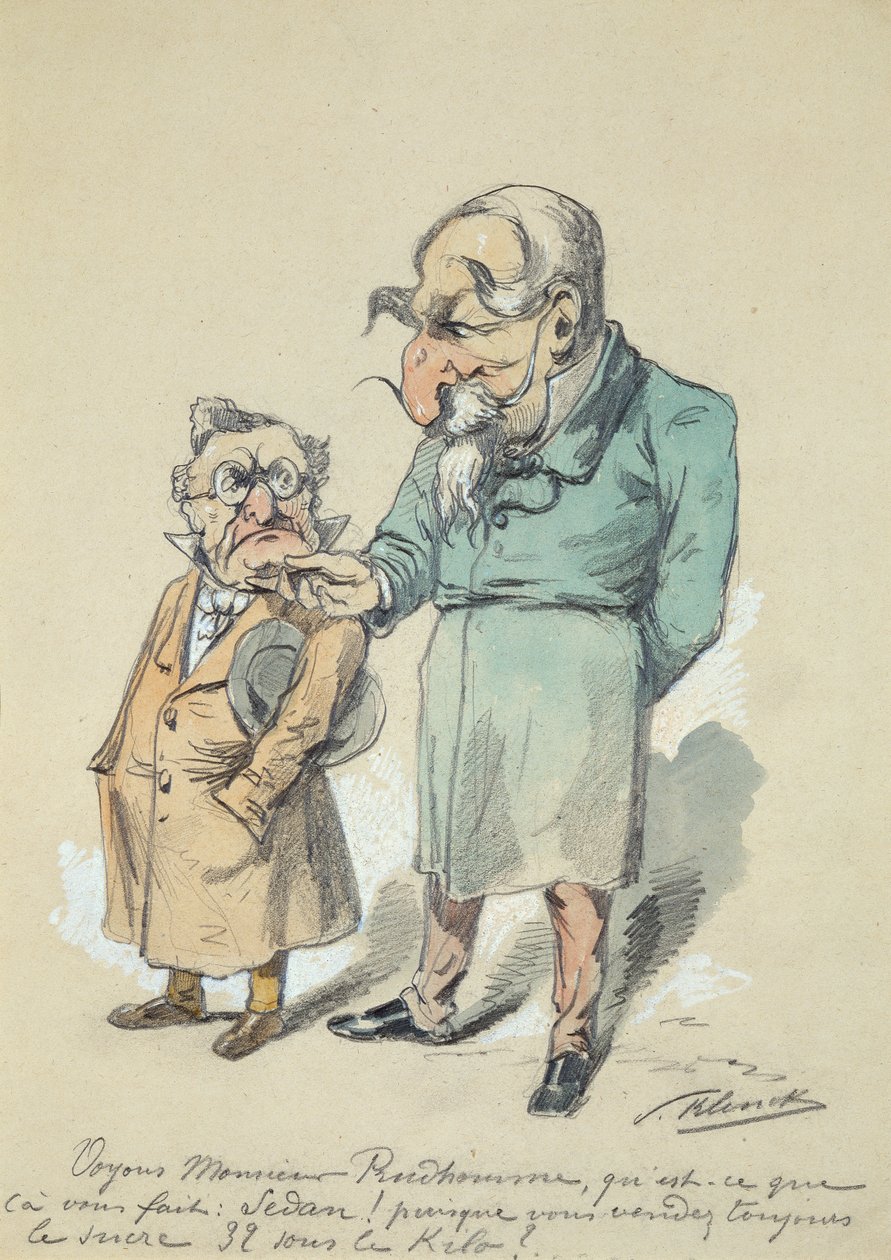 Monsieur Prudhomme and Napoleon III by Paul Klenck