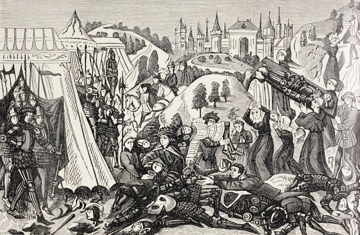 After the Battle of Hastings, October 14 by Paul Lacroix