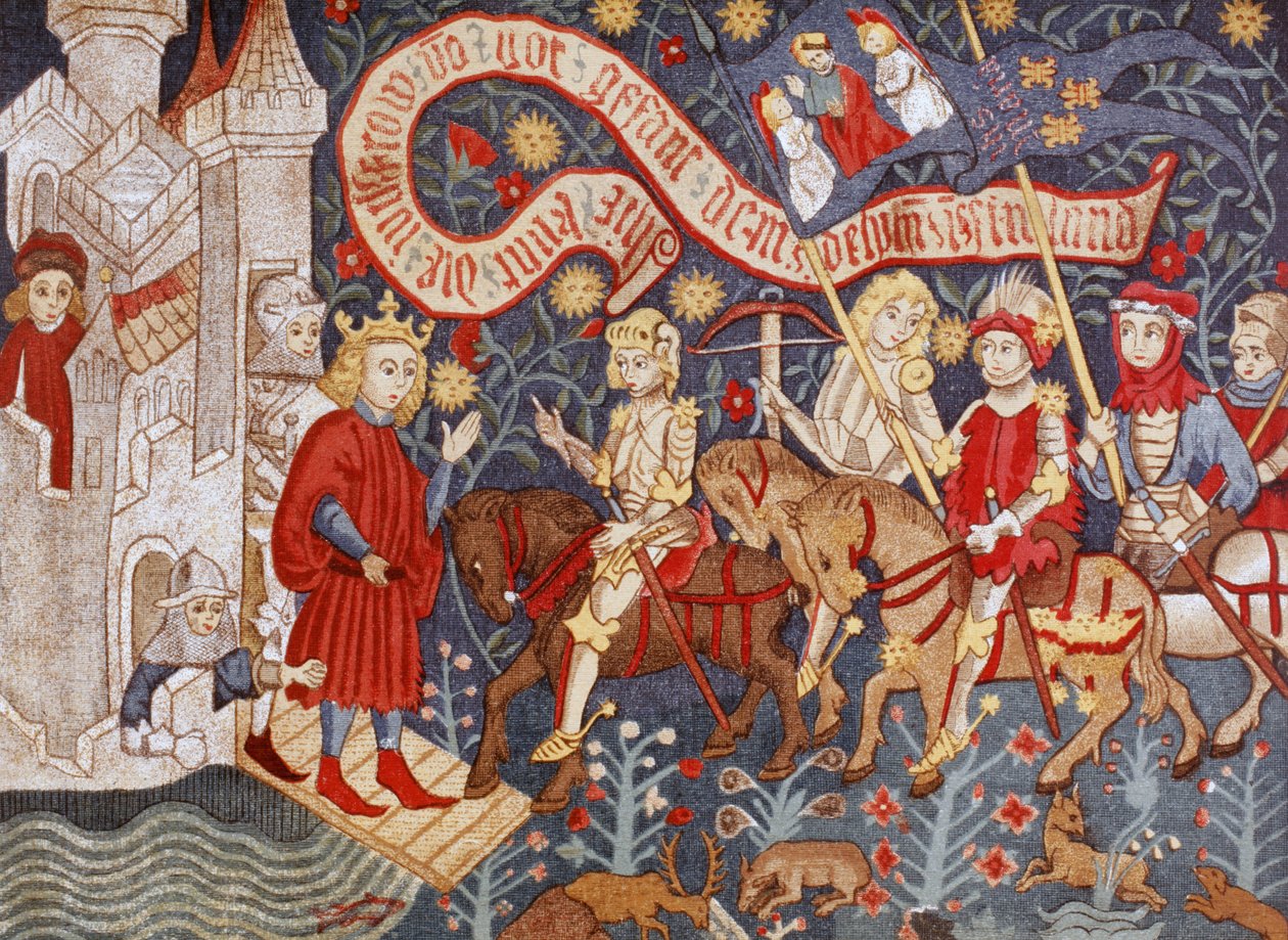 Arrival of Joan of Arc at the Chateau de Chinon, March 6th 1428 by Paul Lacroix