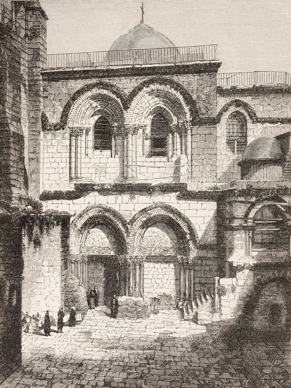 Church of the Holy Sepulchre, Jerusalem, 19th Century by Paul Lacroix