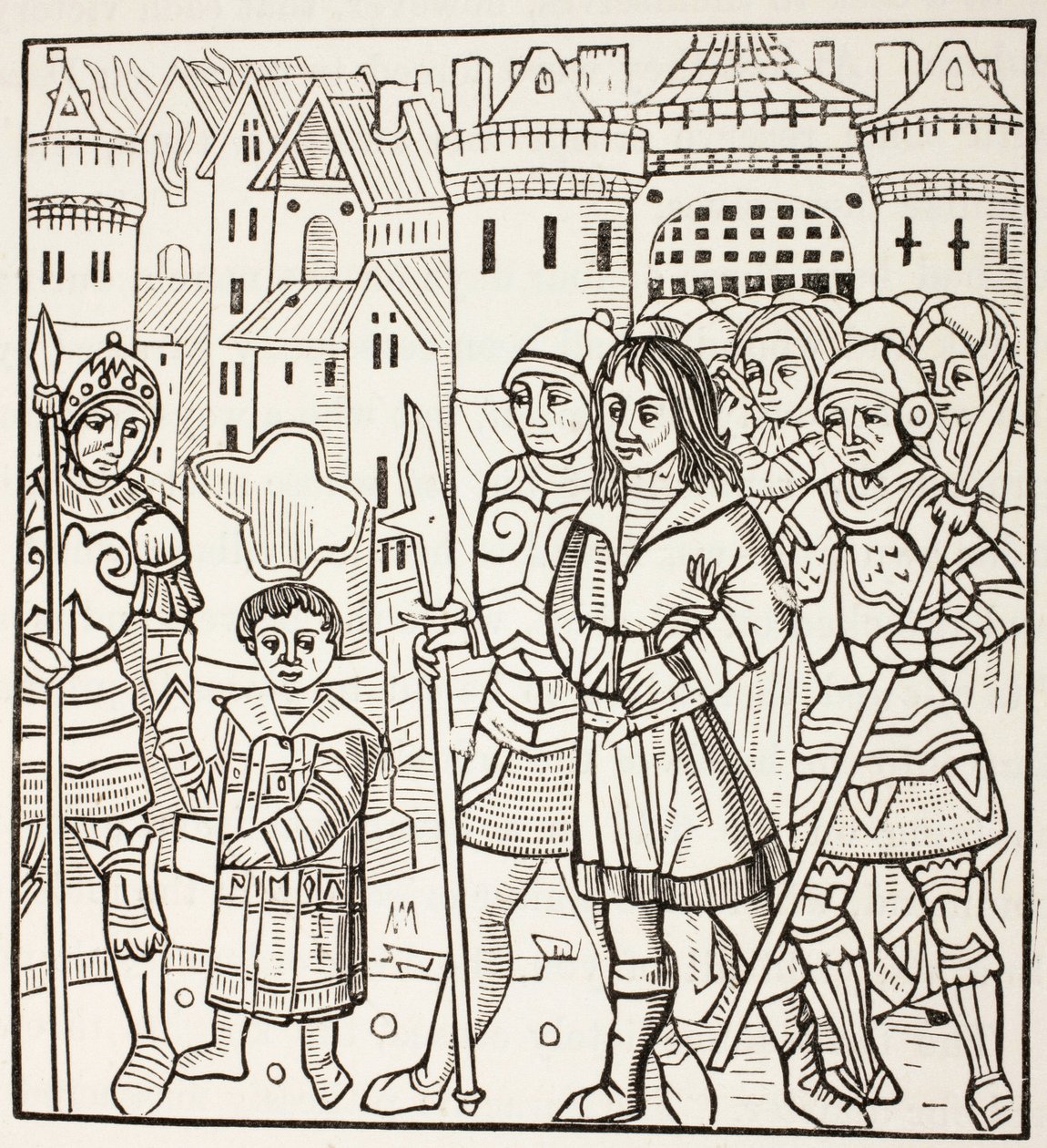 King St Louis and His Brothers Captured by the Saracens in 1250 by Paul Lacroix