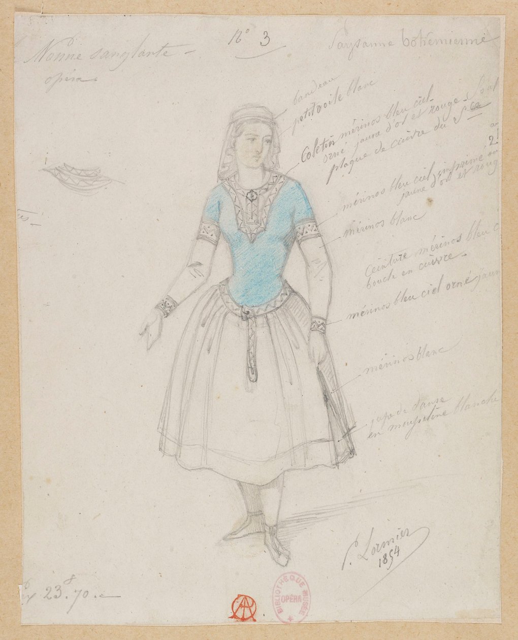 The Bloody Nun - Costume Designs by Paul Lormier - 3. Bohemian Peasant by Paul Lormier