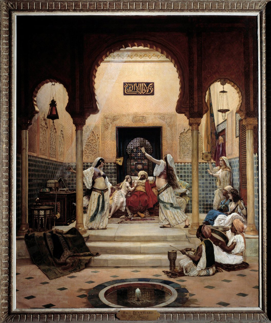 The Eastern Dancers in a Harem Distracting a Pasha by Paul Louis Bouchard