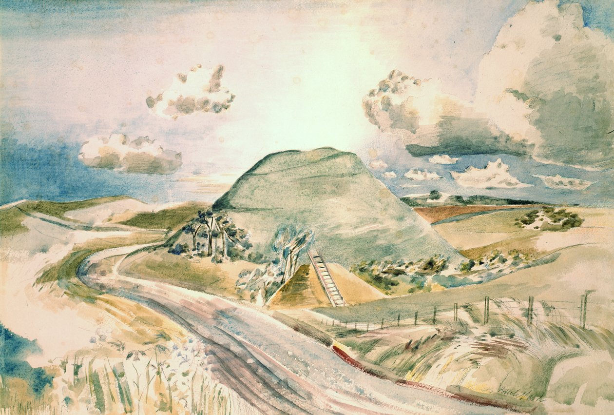 Silbury Hill by Paul Nash