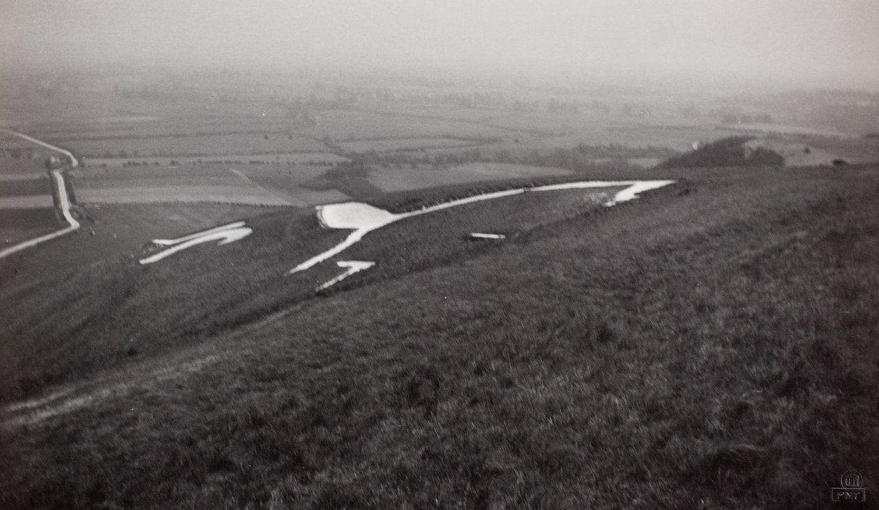 The White Horse, Uffington, Berkshire by Paul Nash