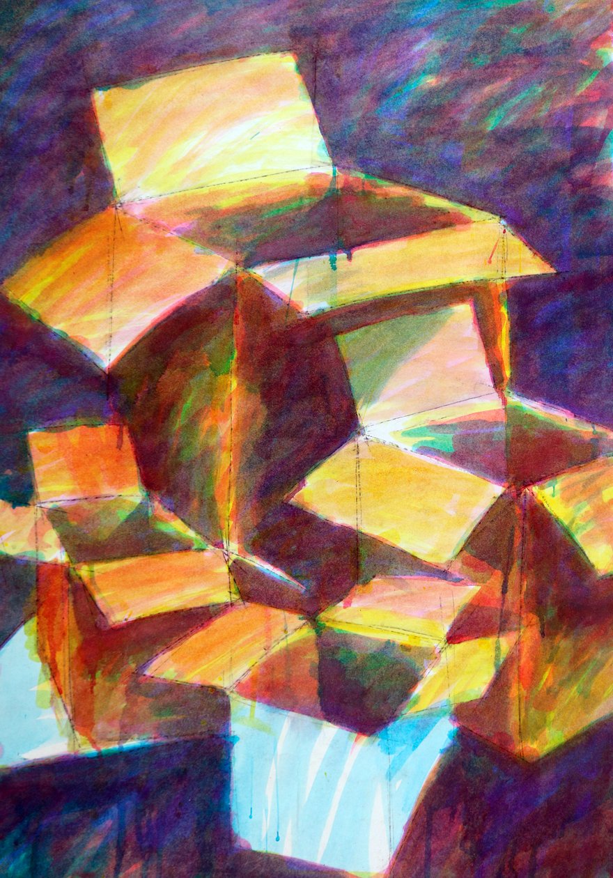 Boxes, 2024 by Paul Powis