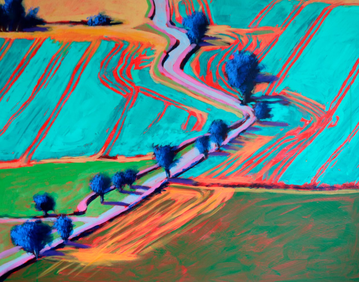 Towards Welland #4 (detail), 2024 by Paul Powis