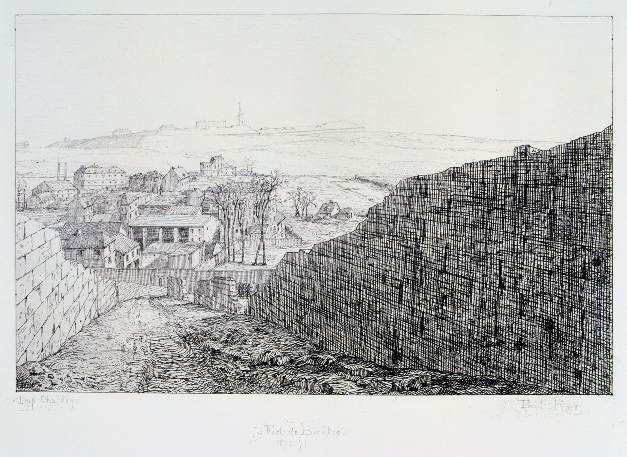 Fort de Bicetre, Siege of Paris, 1870-1871 by Paul Roux