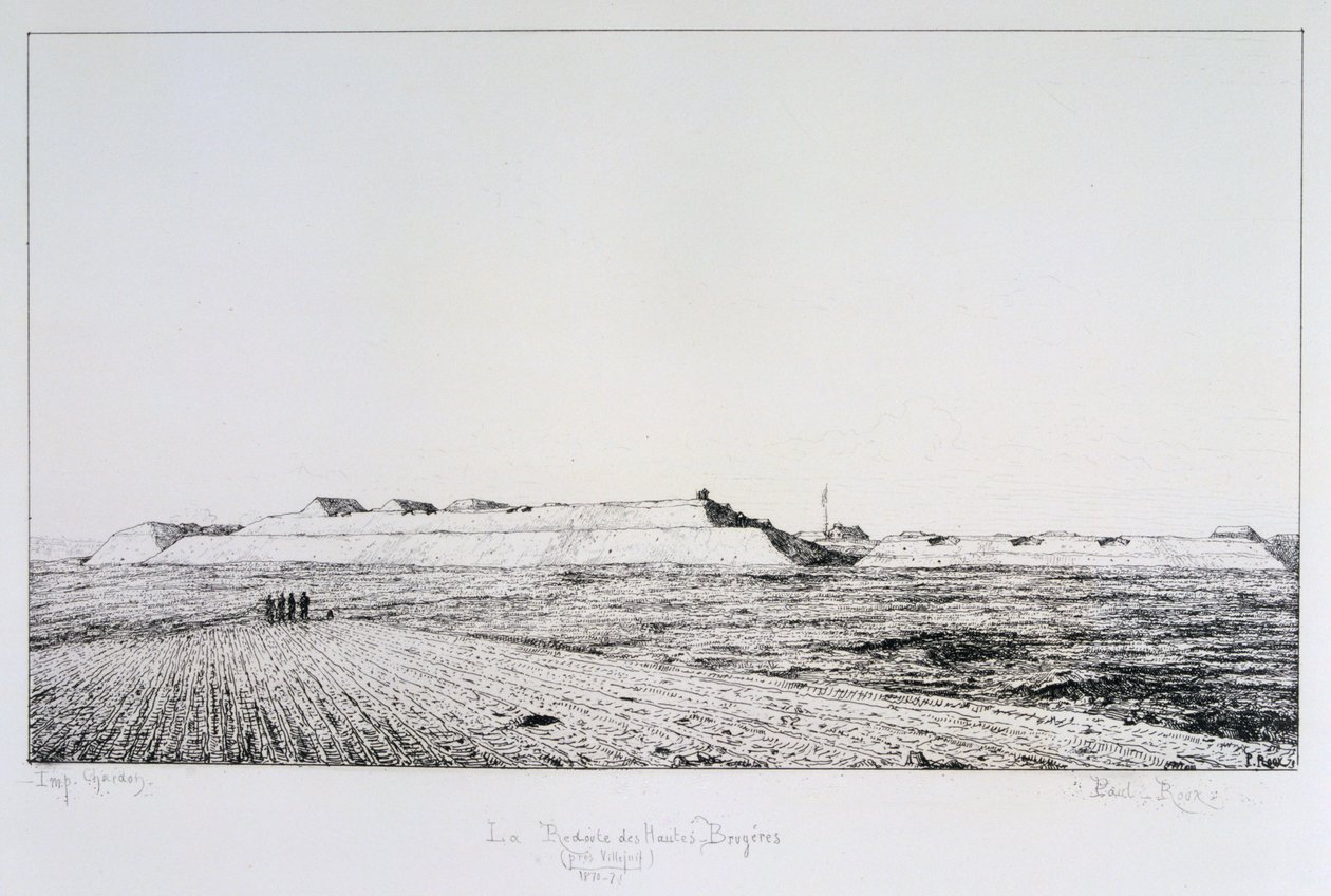 La Redoute des Haute Brugeres, Siege of Paris by Paul Roux
