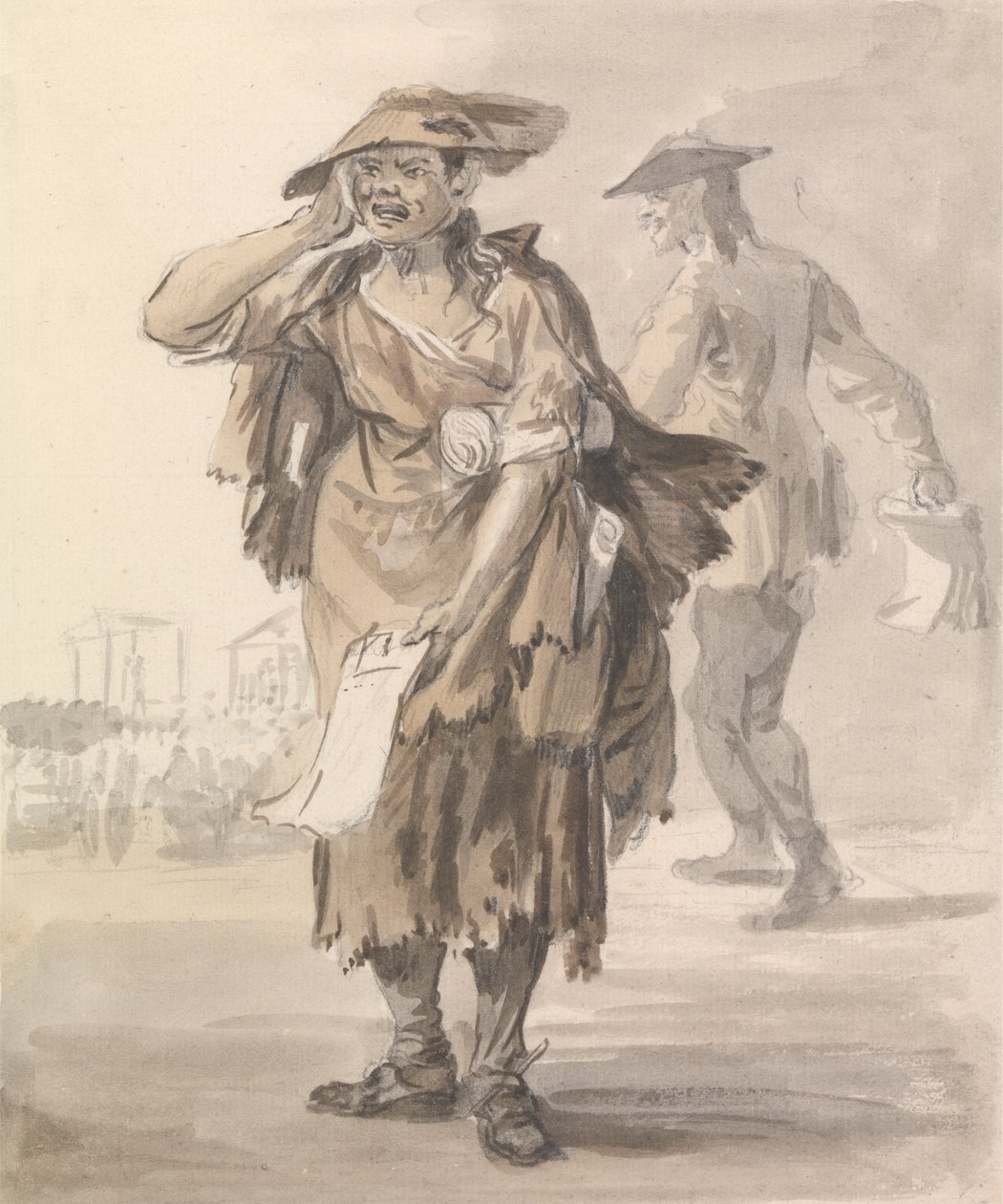 London Cries: Last Dying Speech and Confession by Paul Sandby