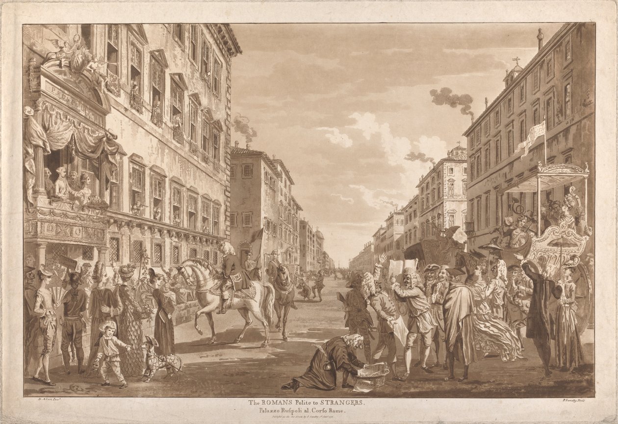 The Romans Polite to Strangers by Paul Sandby