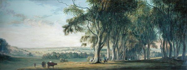 View of Windsor, from Snow Hill in the Great Park by Paul Sandby