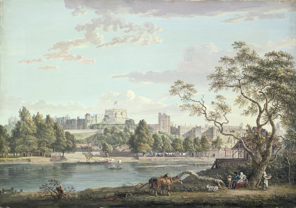 Windsor Castle, from across the Thames by Paul Sandby