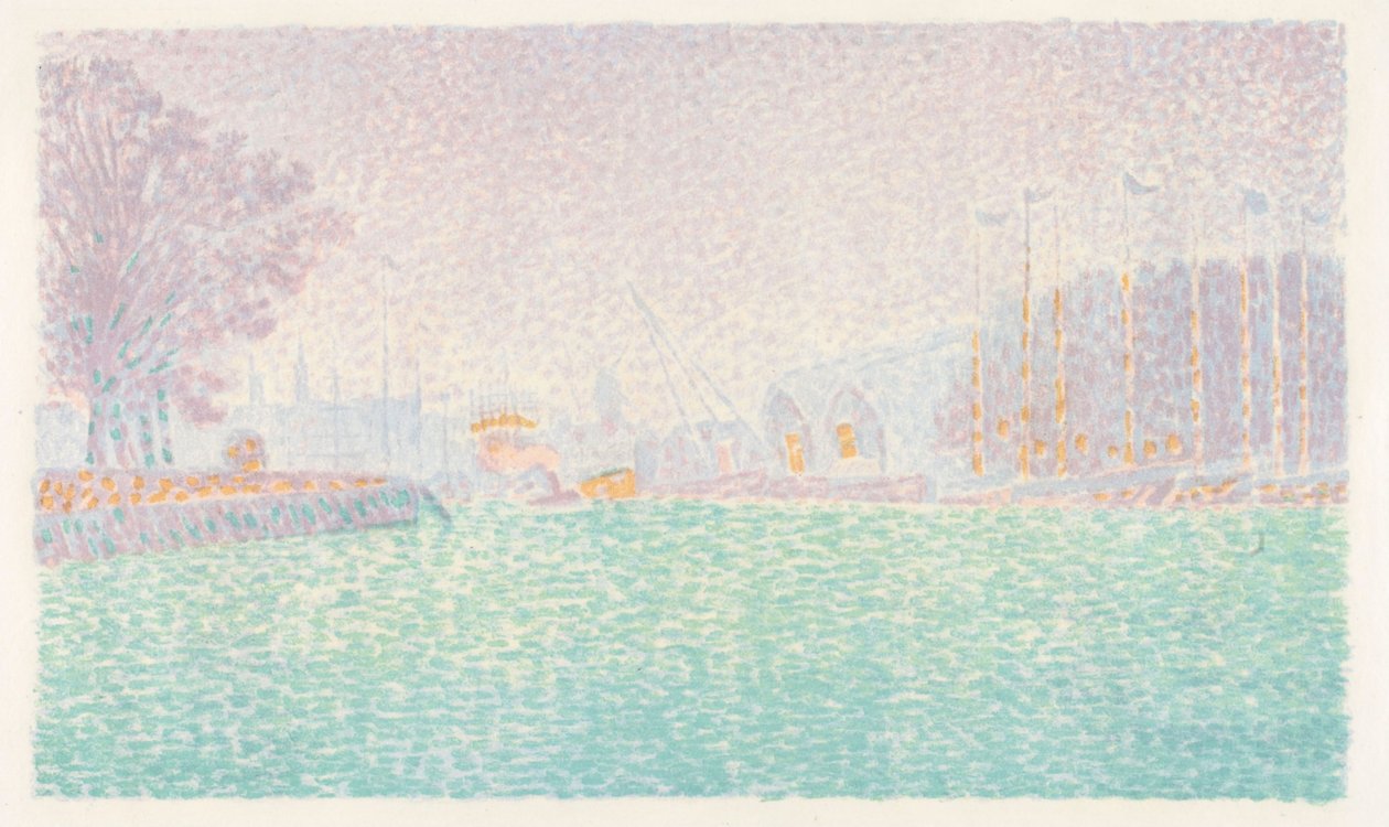 At Flushing by Paul Signac