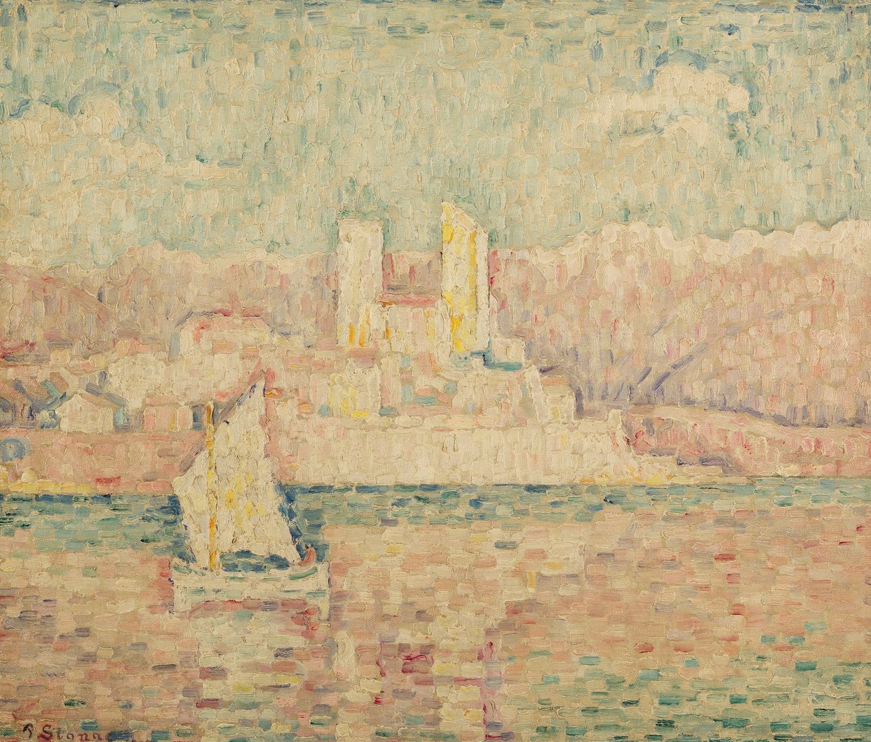 Antibes Morning by Paul Signac