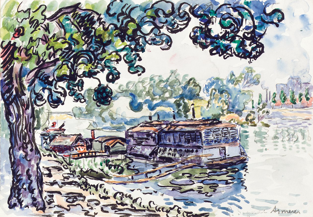 Asnières, c.1900-05 by Paul Signac