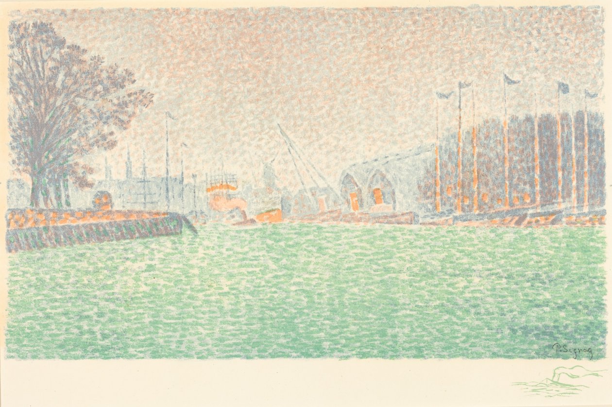 At Flushing by Paul Signac