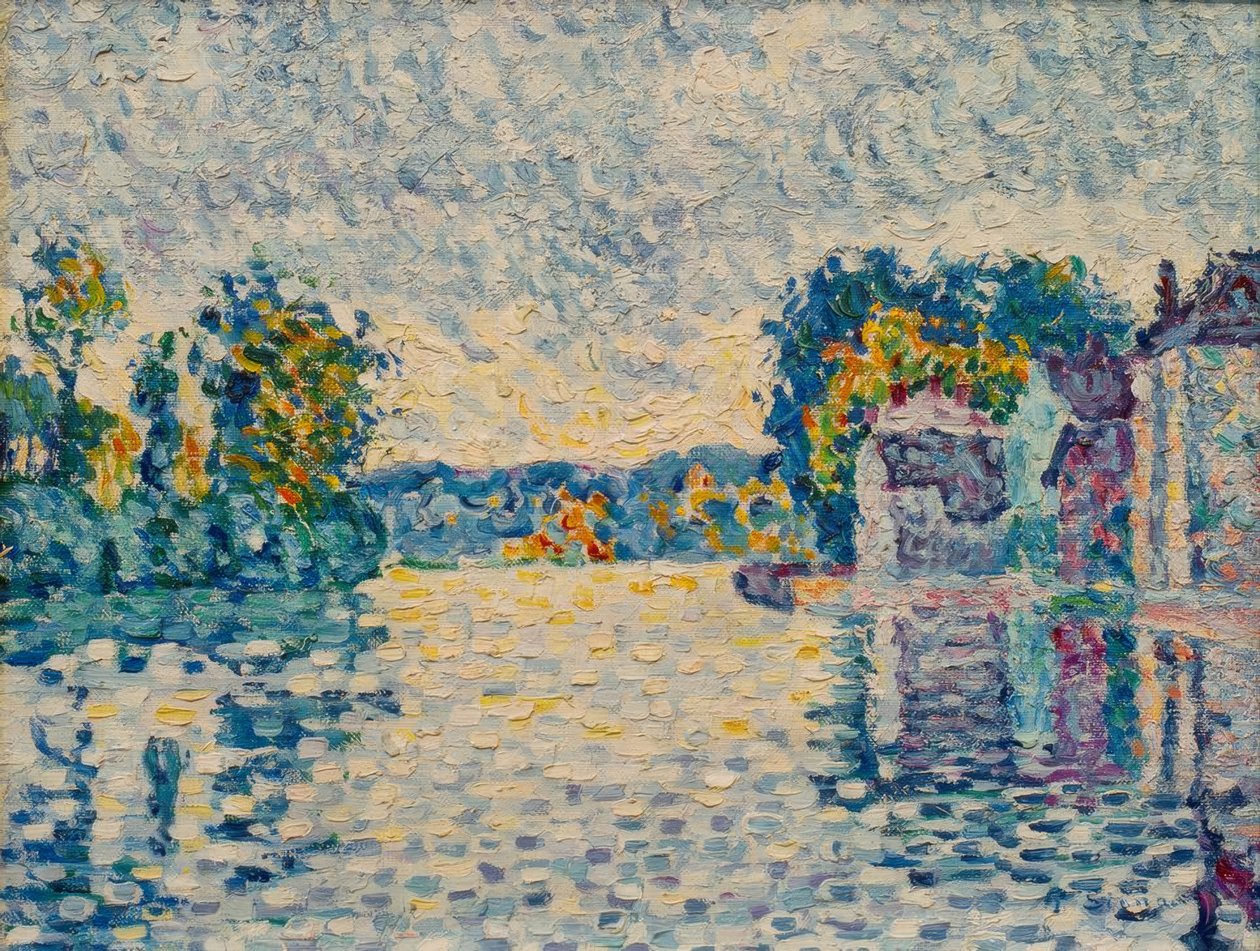 The Seine at Samois by Paul Signac