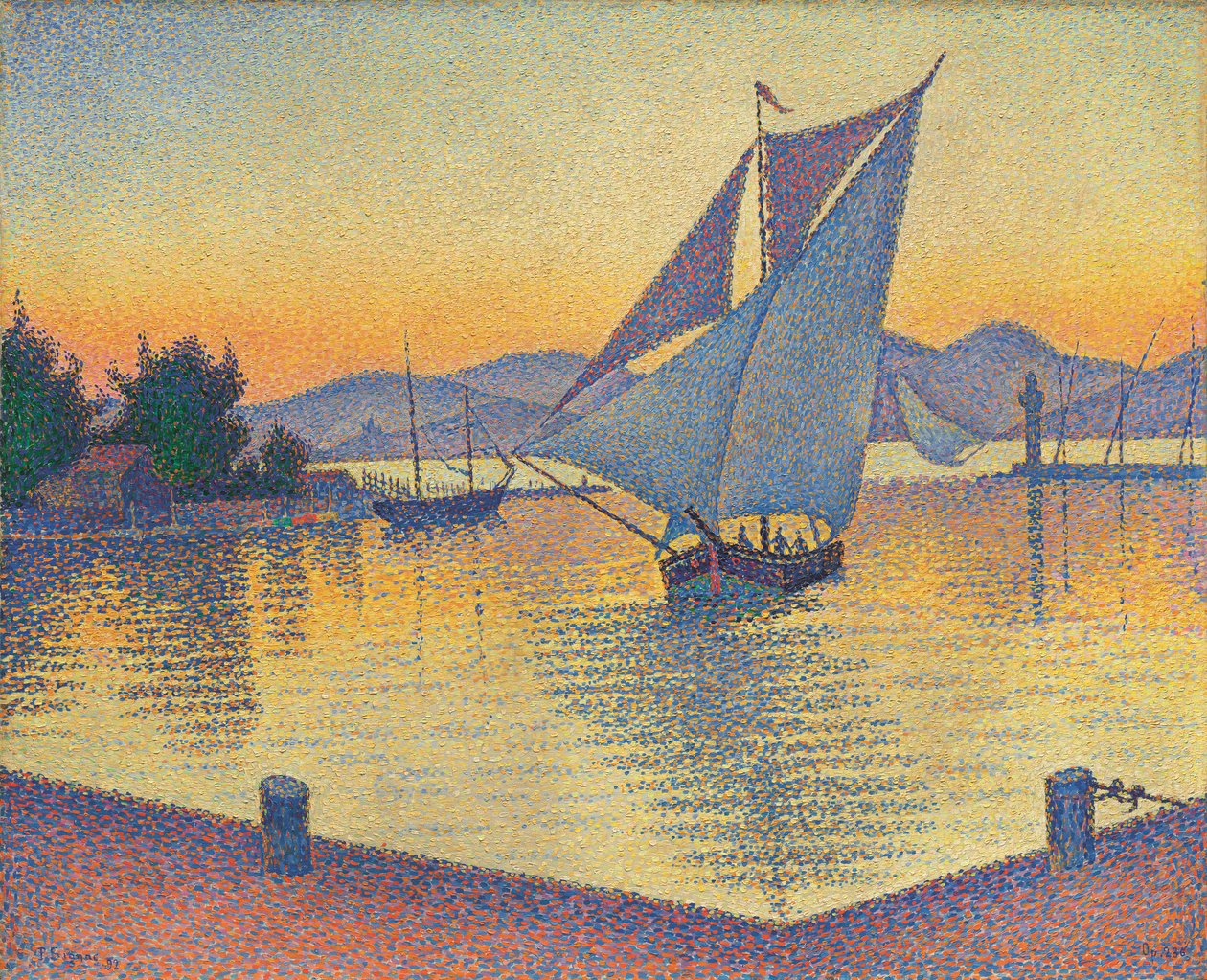The Port at Sunset, Opus 236 by Paul Signac