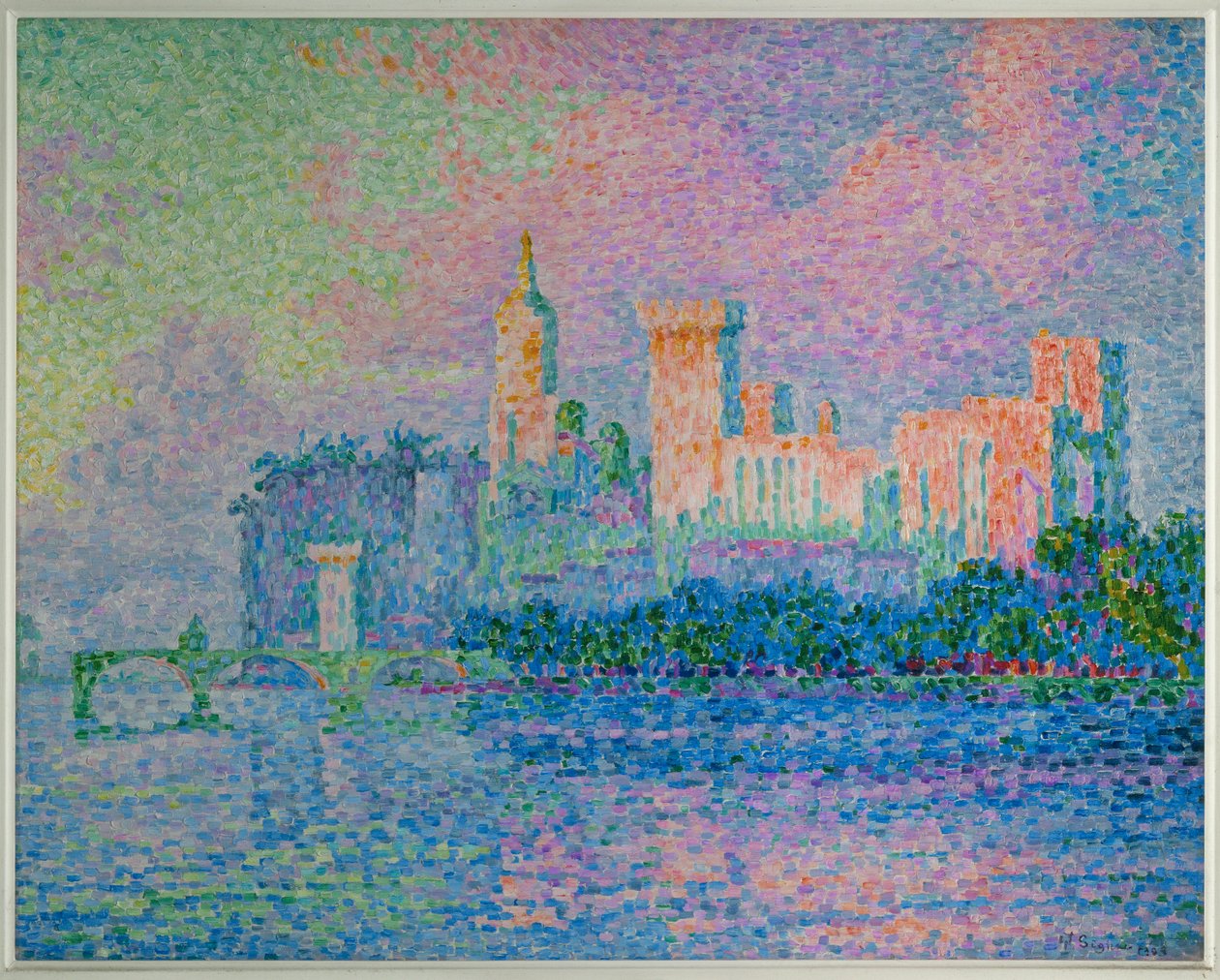 The Palace of the Popes, Avignon by Paul Signac