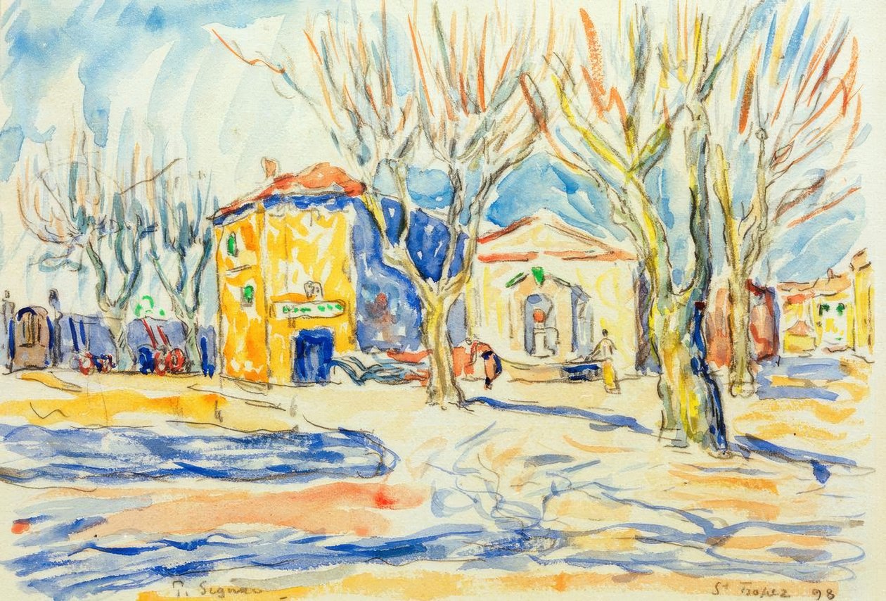 Landscape of Saint-Tropez by Paul Signac
