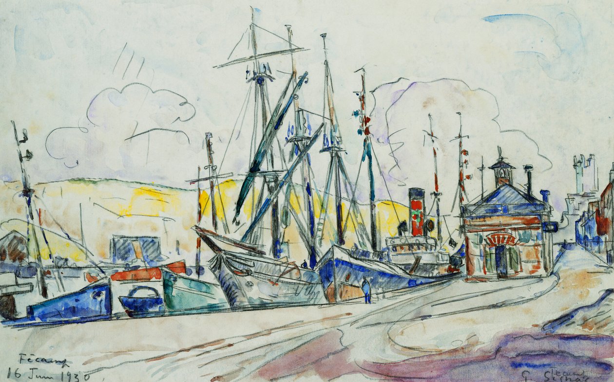 The Port at Fecamp, 1930 by Paul Signac