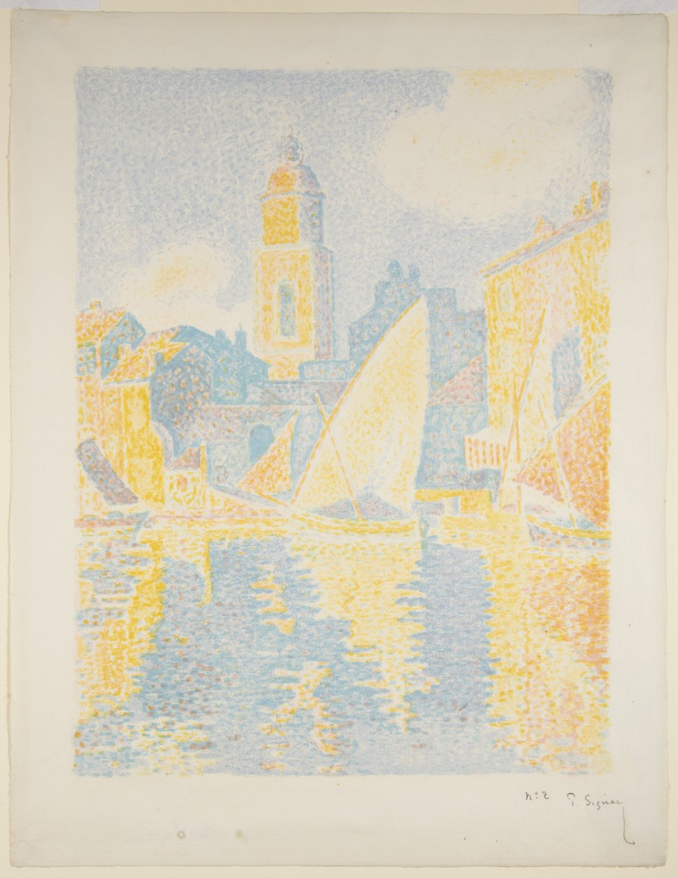 The Port of Saint-Tropez II by Paul Signac