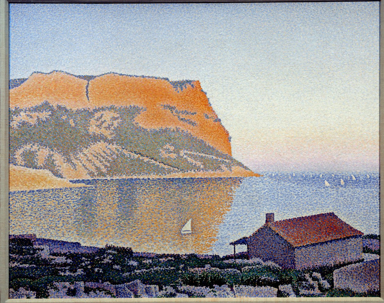 View of the Bay of Cassis, Cap Canaille by Paul Signac