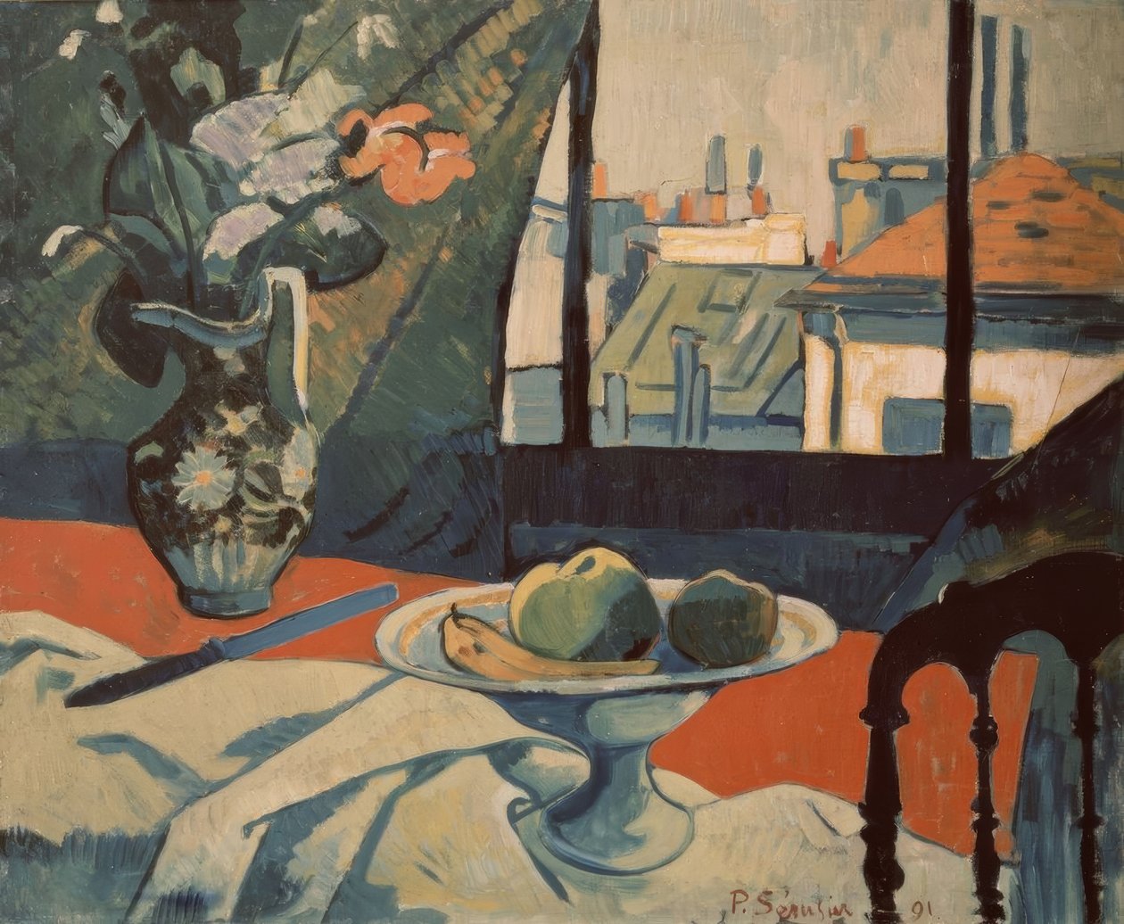 Still Life in the Window – 1891 by Paul Sérusier