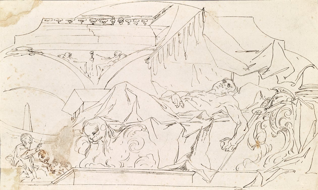 The Resting Alexander the Great by Paul Troger