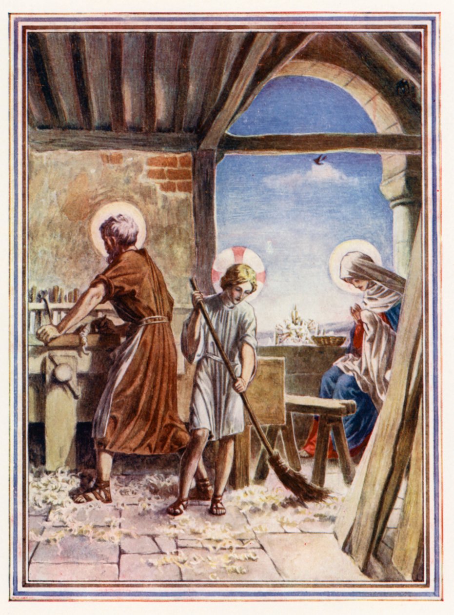 The workshop of Nazareth by Paul Vincent Woodroffe