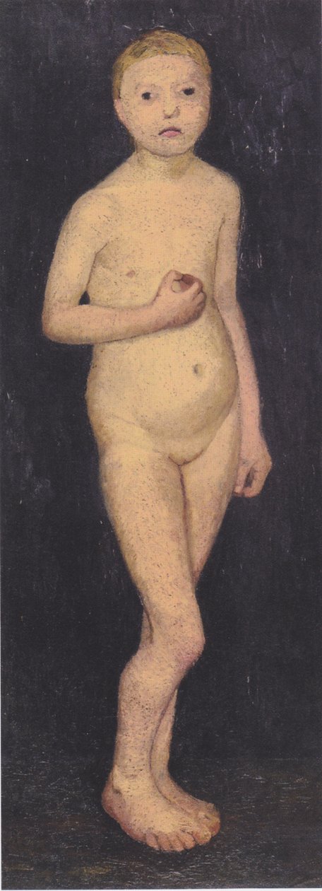 Large Standing Nude Girl by Paula Modersohn Becker
