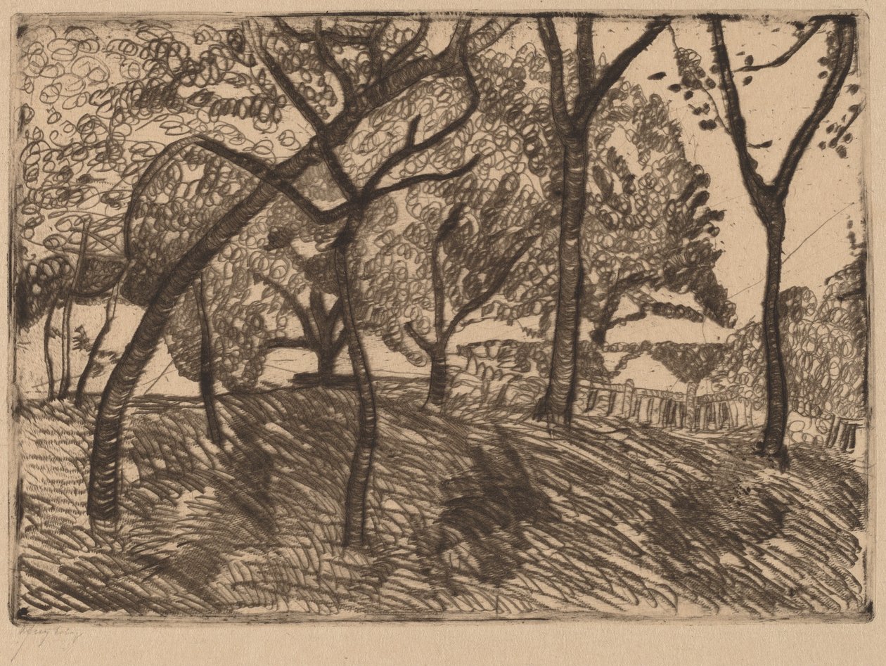 Landscape with Trees by Paula Modersohn Becker