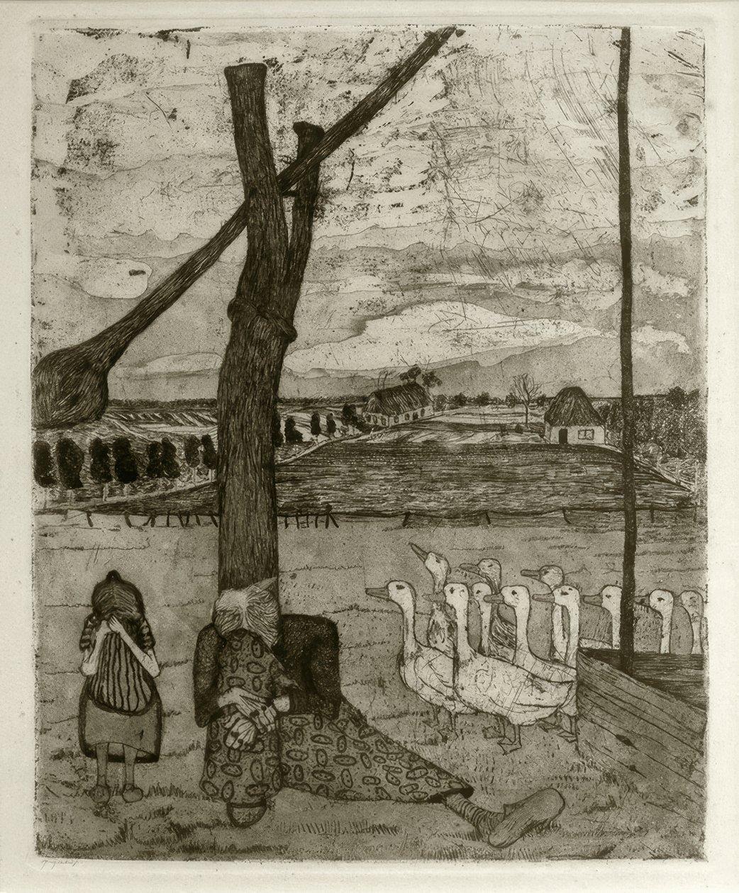 Fairy Tale of the Lost Goose by Paula Modersohn Becker
