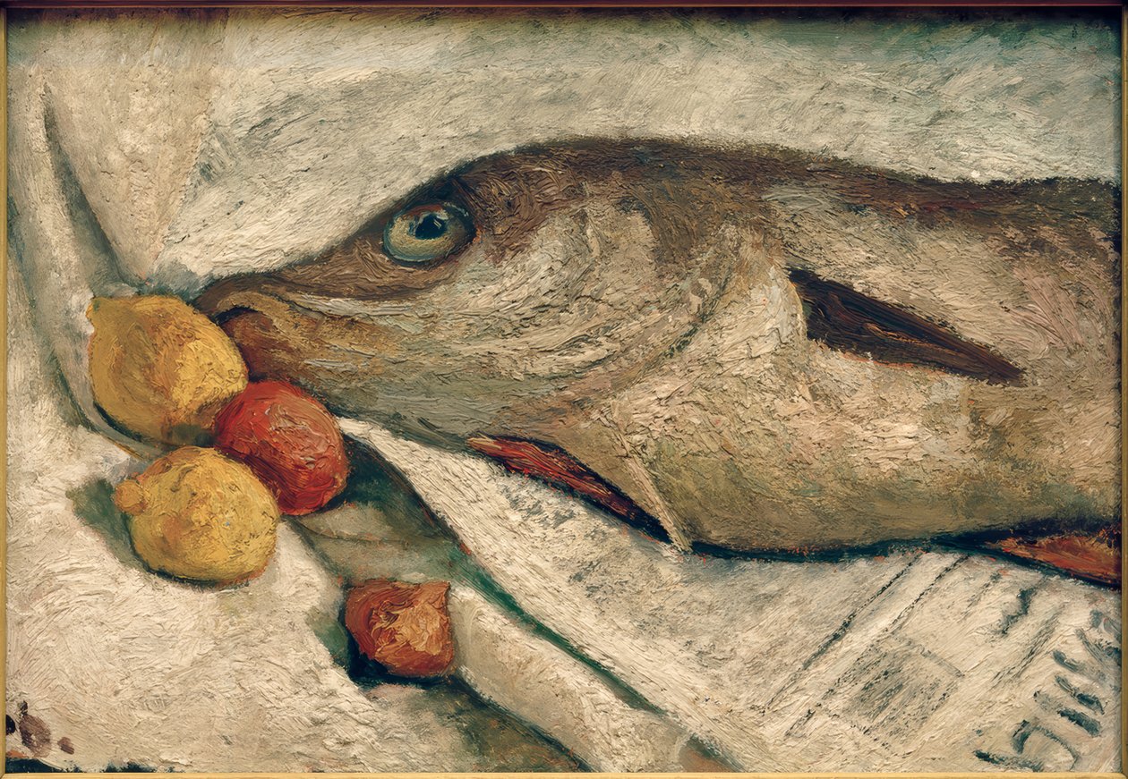 Still Life with Haddock by Paula Modersohn-Becker