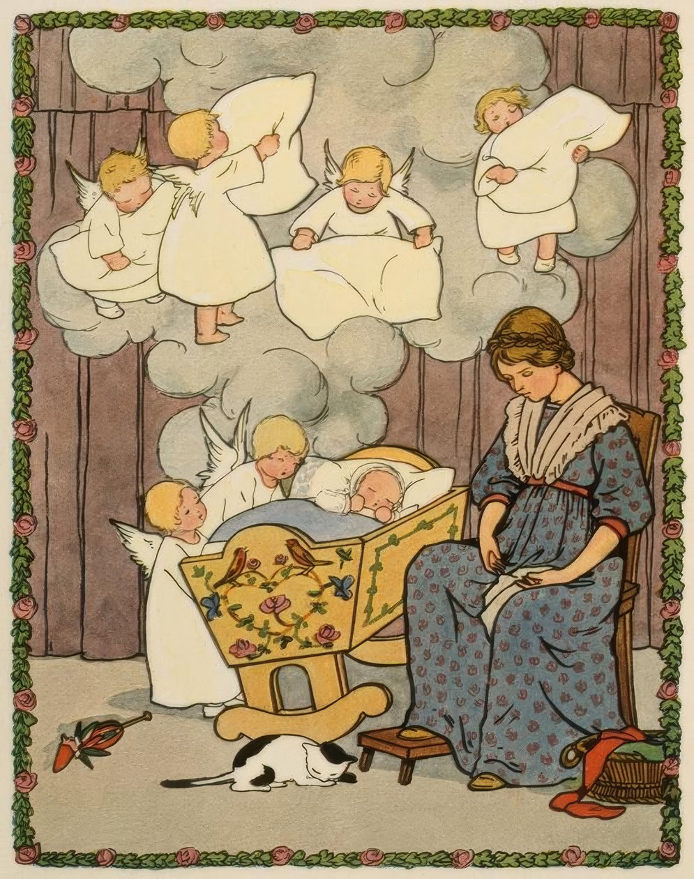 The Angels Made the Bed, The Feathers Fly Down by Pauli Ebner