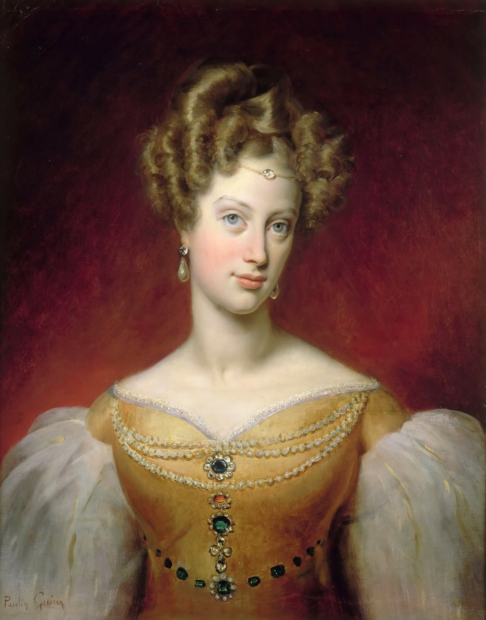 Princess Caroline of Naples and Sicily, Duchesse de Berry by Paulin Guérin