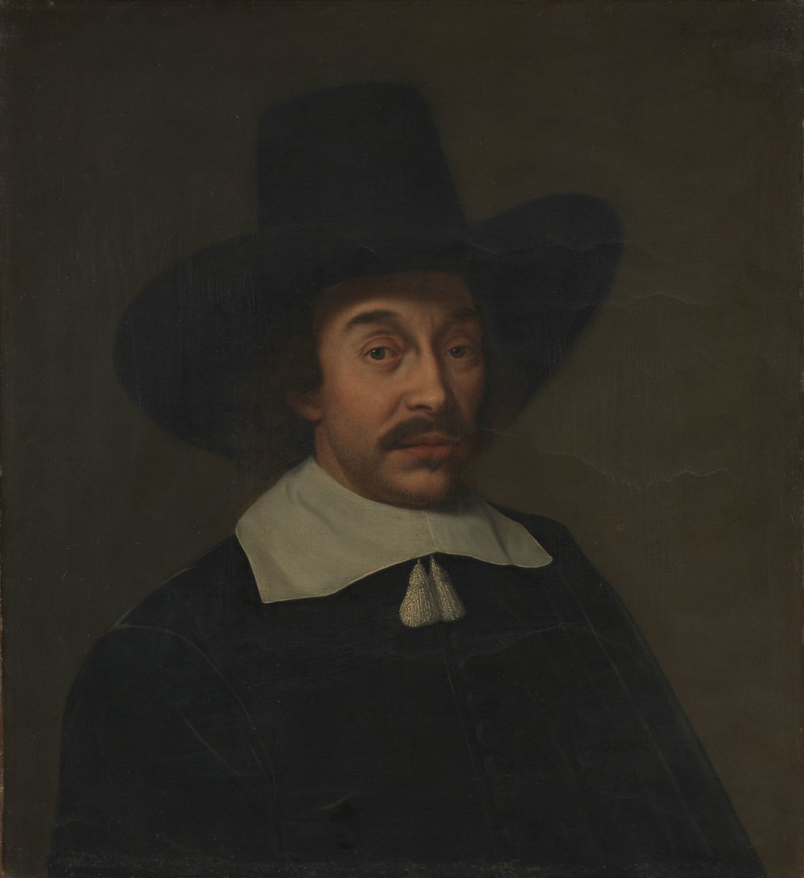 Portrait of a Man, Possibly Jan de Hooghe (1608-1682) by Paulus Hennekyn