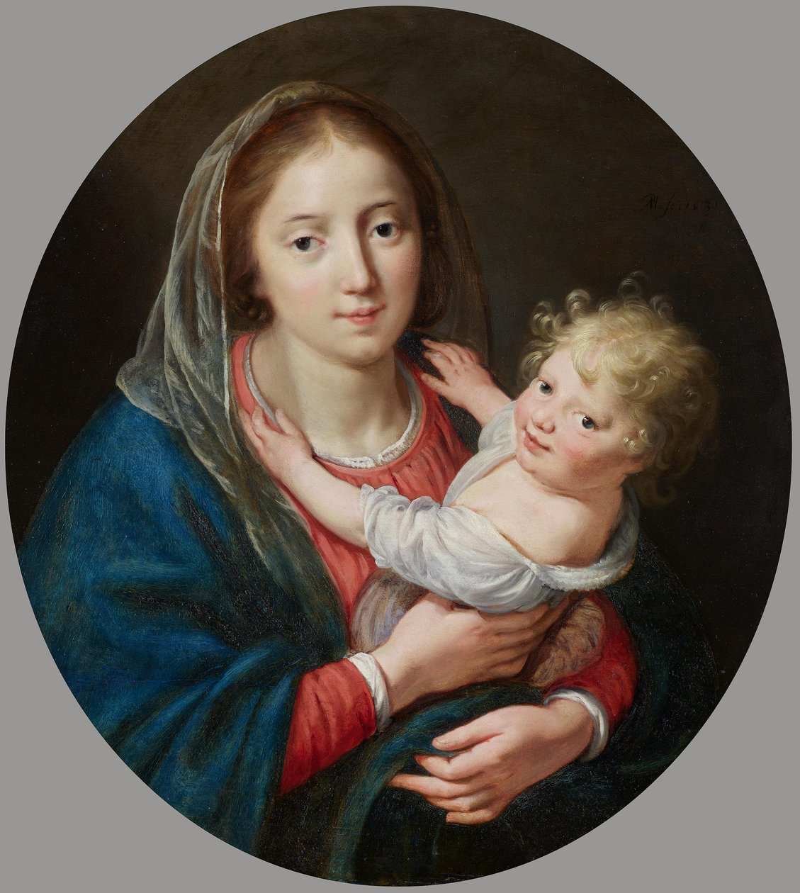 Mary with Child by Paulus Moreelse