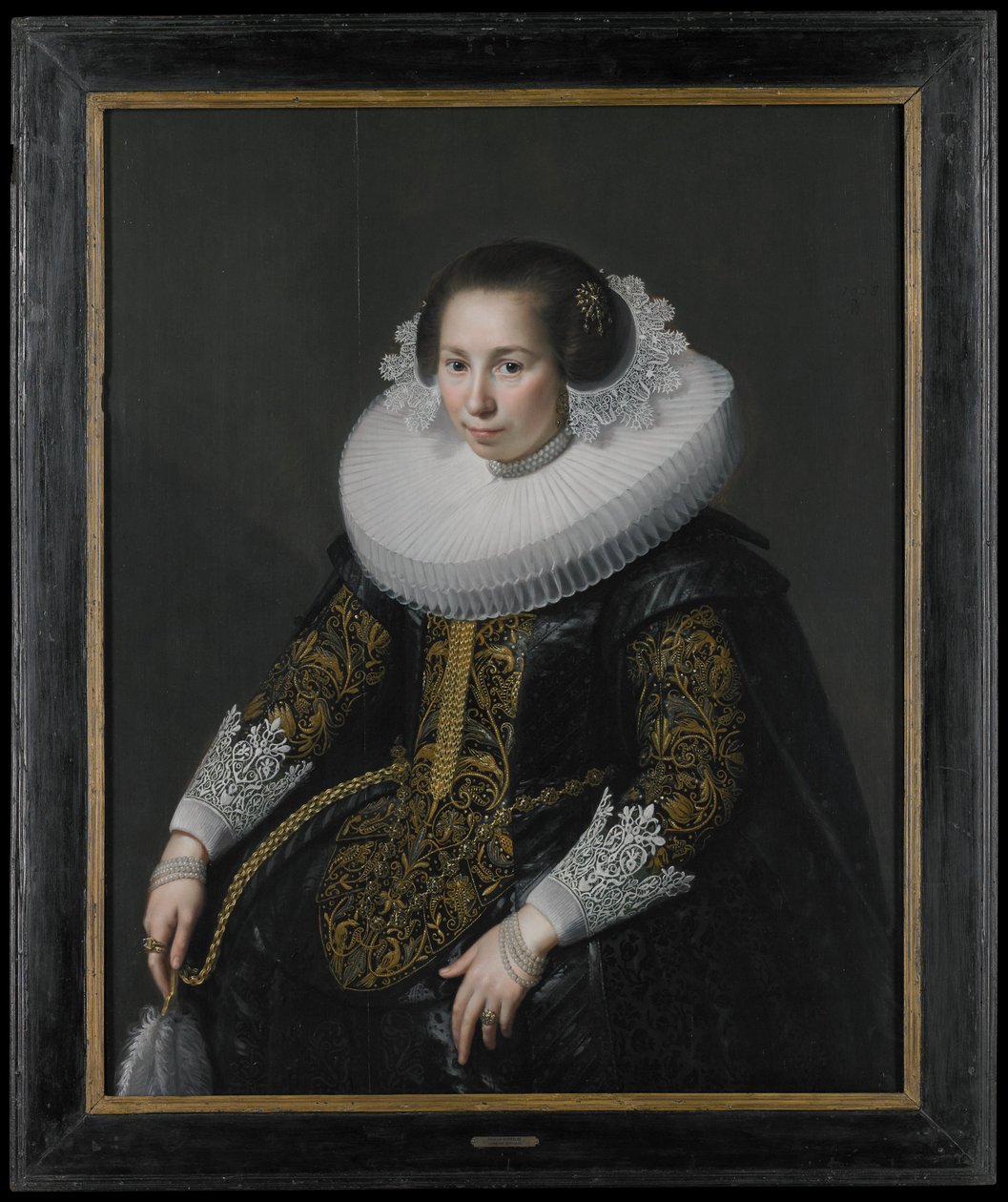 Portrait of Catharina van Voorst by Paulus Moreelse