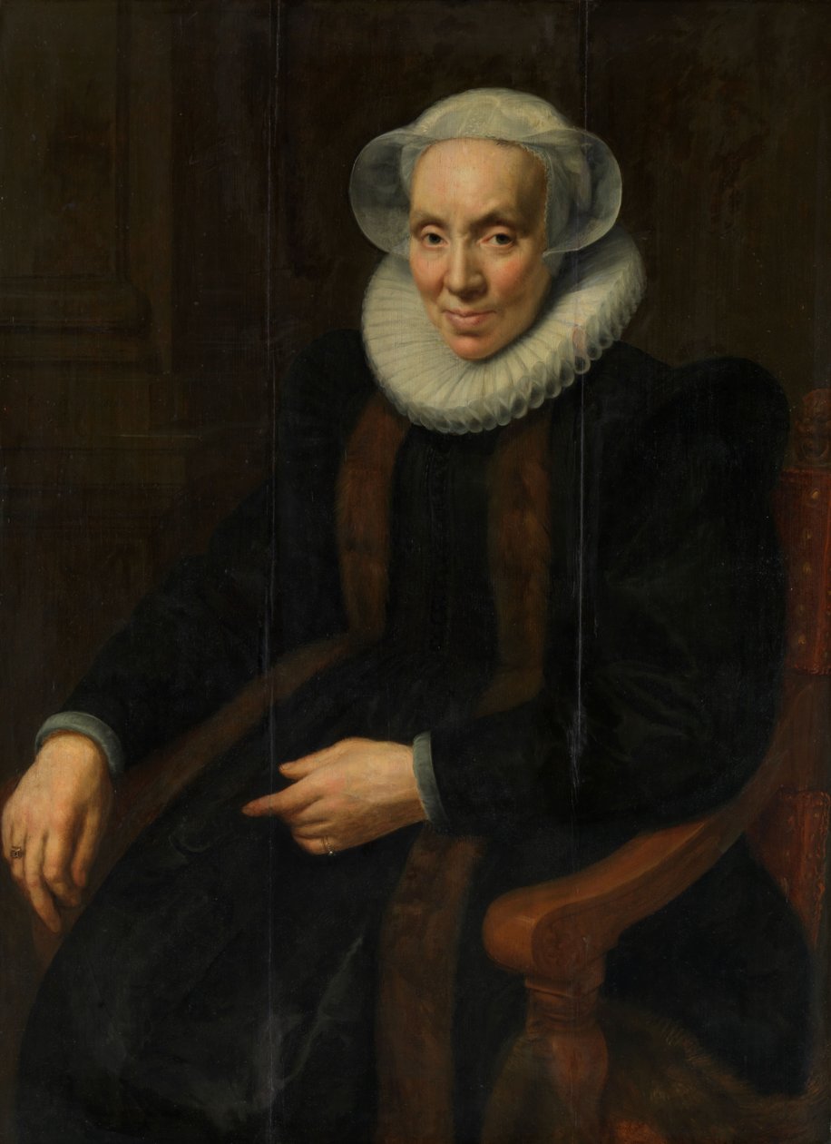 Portrait of Maria van Utrecht by Paulus Moreelse