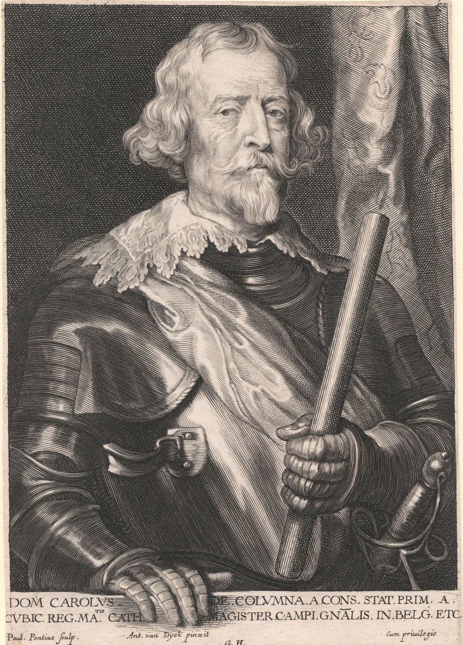 Carolus de Columna by Paulus Pontius