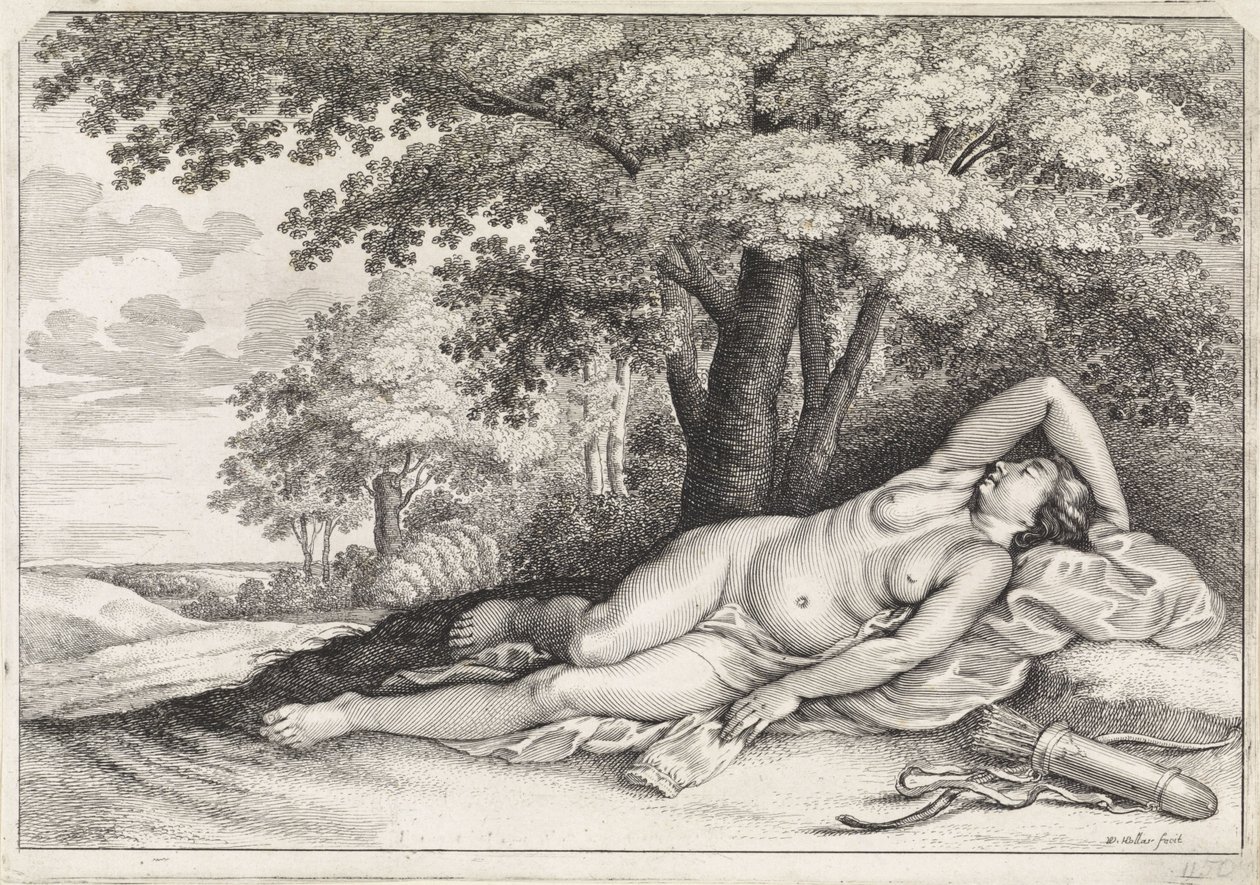 Diana as Huntress by Paulus Pontius