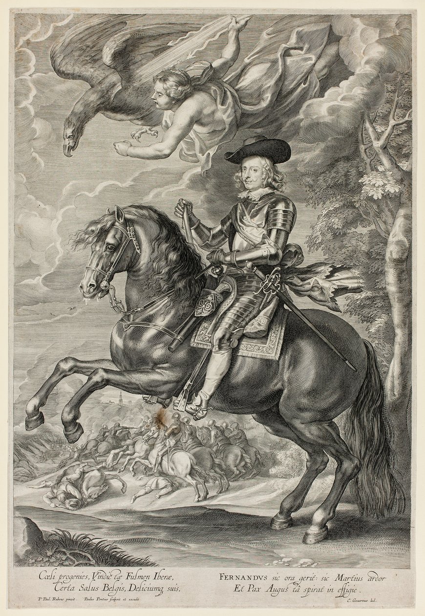 Ferdinand of Austria on Horseback by Paulus Pontius