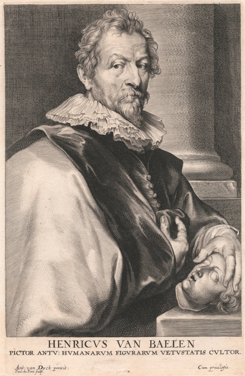 Henricus van Baelen, Pictor Antu; Humanarum Figurum Vetustatis Cultor by Paulus Pontius