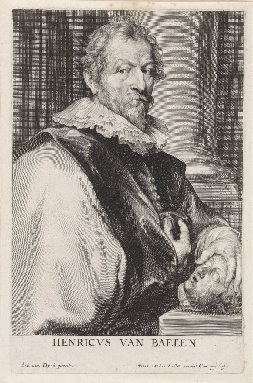 Portrait of the Painter Hendrik van Balen (I) by Paulus Pontius