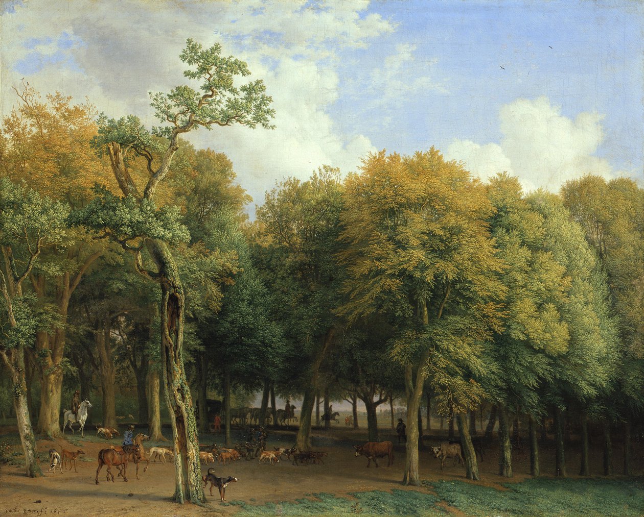 Departure for the Hunt by Paulus Potter