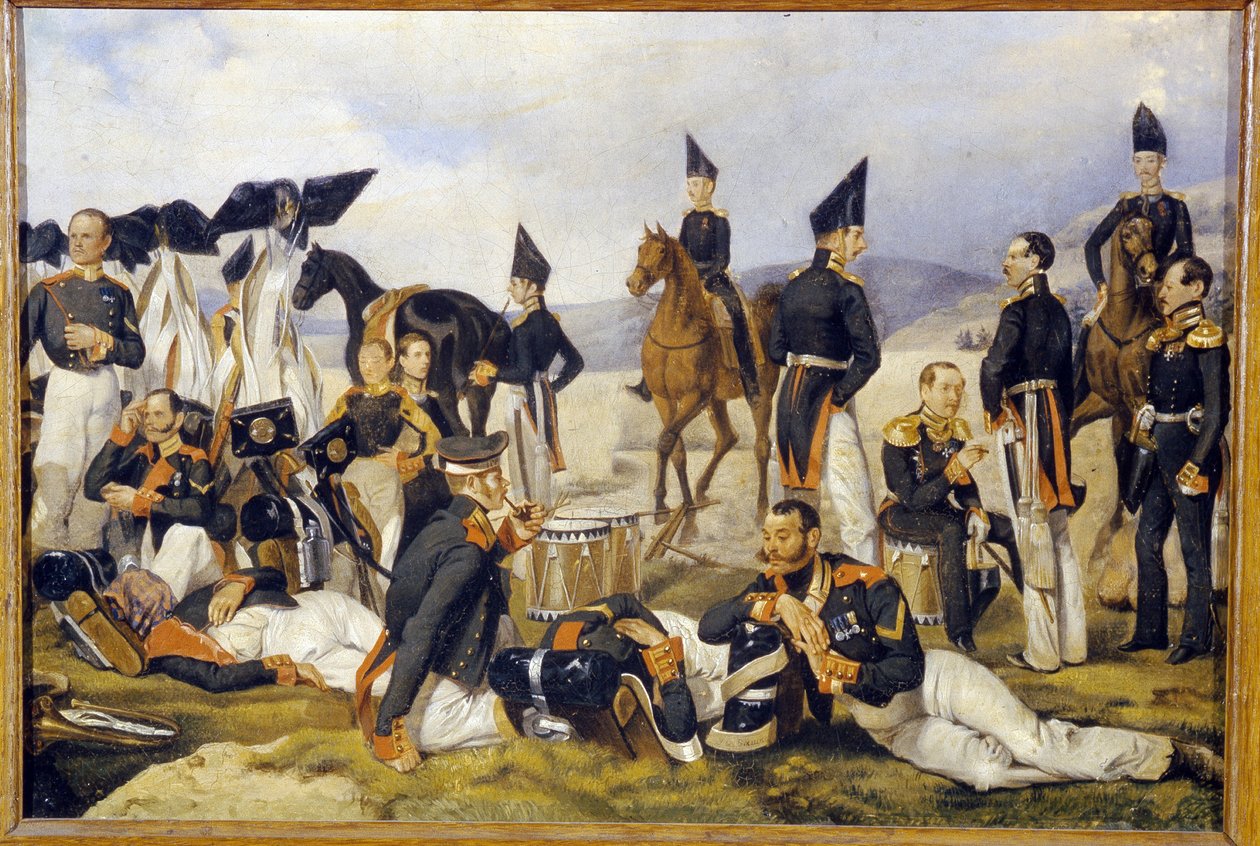 The Rest during a Campaign by Pavel Andreevich Fedotov