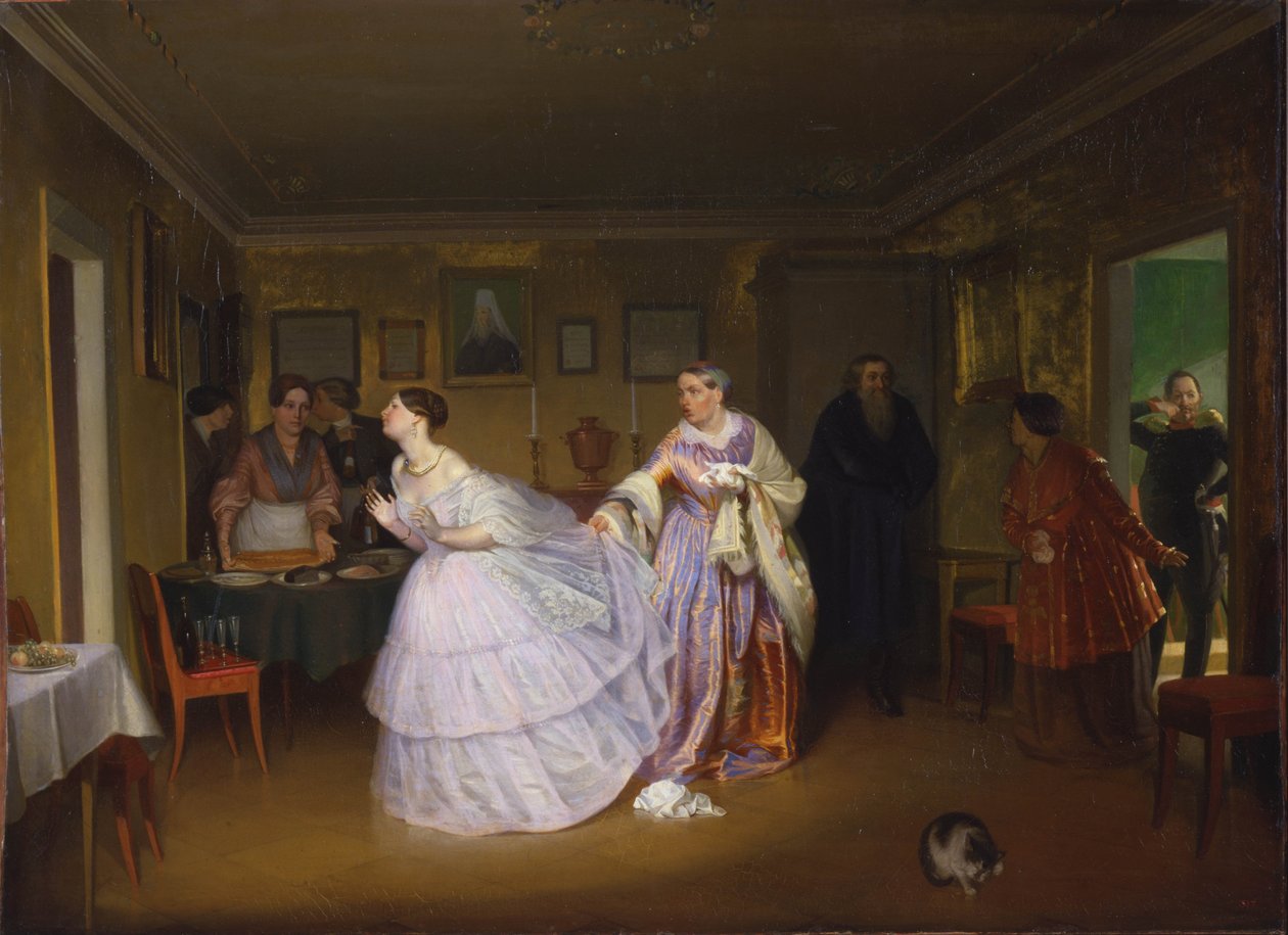 The Major Makes a Proposal by Pavel Andreevich Fedotov